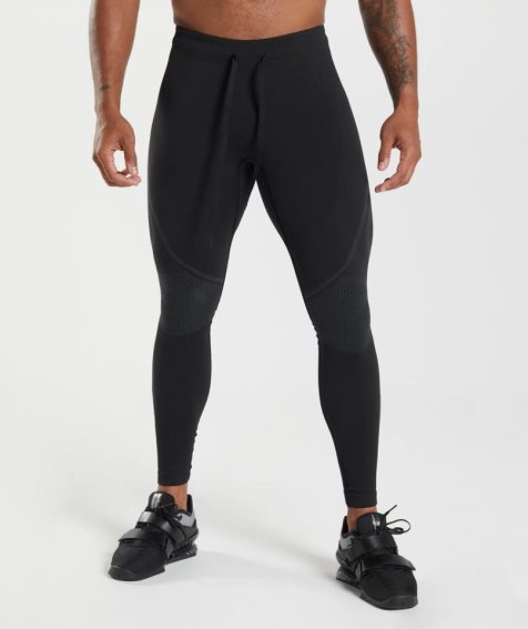 Gymshark 315 Seamless Leggings Herren Schwarz | AT-48-XRSD