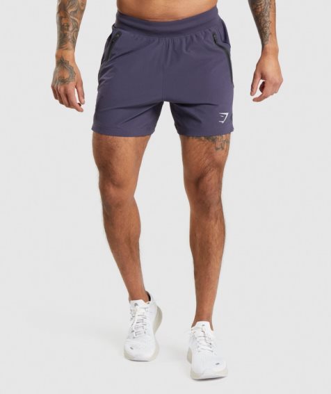 Gymshark Apex 5" Perform Kurze Hose Herren Lila | AT-56-EAPT