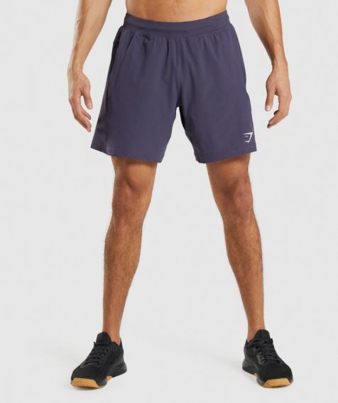 Gymshark Apex 8" Function Kurze Hose Herren Lila | AT-87-RIOP