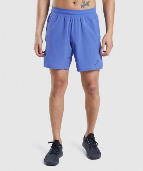 Gymshark Apex 8" Function Kurze Hose Herren Blau | AT-98-JLXV