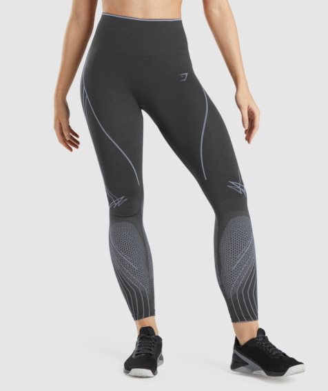 Gymshark Apex Seamless High Rise Leggings Damen Schwarz | AT-74-AUKP