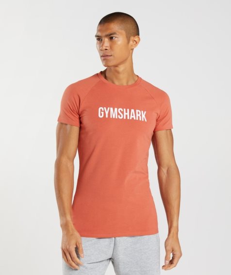 Gymshark Apollo T-shirts Herren Orange | AT-79-BUIY