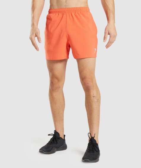 Gymshark Arrival 5" Kurze Hose Herren Orange | AT-54-YKGI