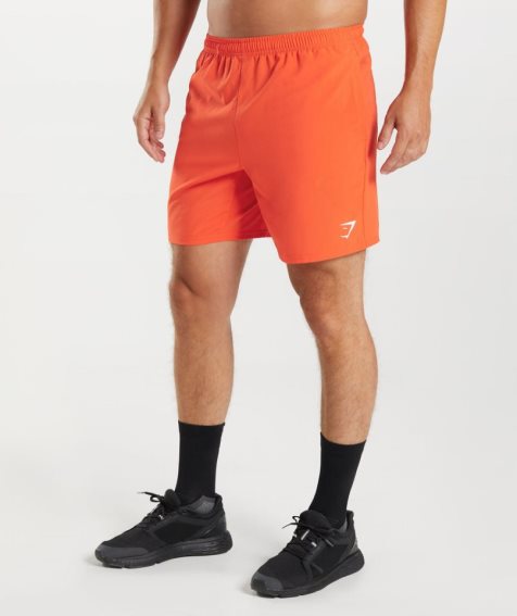 Gymshark Arrival 7" Kurze Hose Herren Orange | AT-52-OCLV