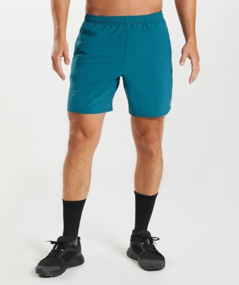 Gymshark Arrival 7" Kurze Hose Herren Türkis | AT-46-IXFQ