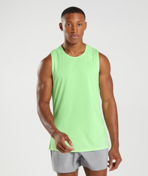 Gymshark Arrival Muskelshirt Herren Mintfarben | AT-01-SOXF