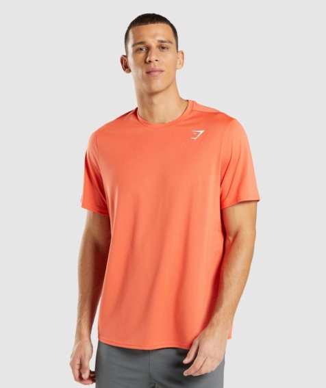 Gymshark Arrival Regular Fit T-shirts Herren Orange | AT-95-EDZX