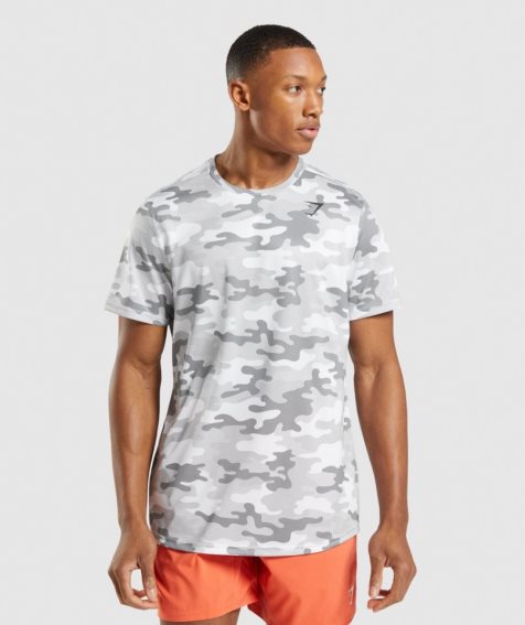 Gymshark Arrival T-shirts Herren Camouflage | AT-29-IBCA