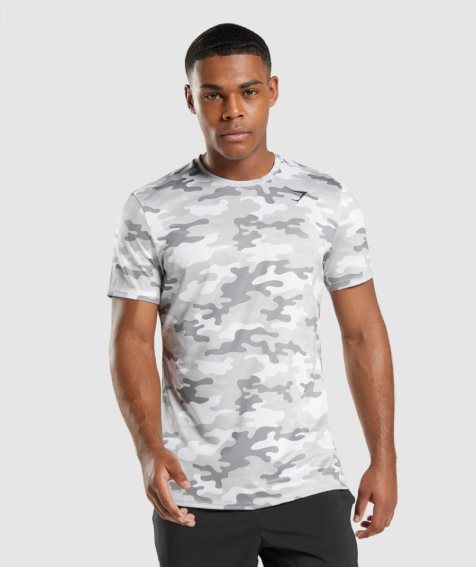 Gymshark Arrival T-shirts Herren Camouflage | AT-39-SXQK