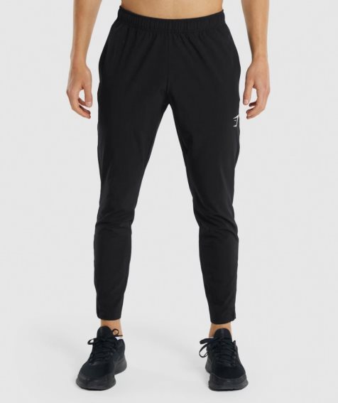 Gymshark Arrival Woven Jogginghose Herren Schwarz | AT-65-OYUN