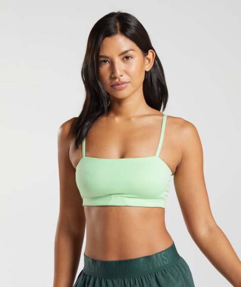 Gymshark Bandeau Sport Bh Damen Mintfarben | AT-78-DHJV