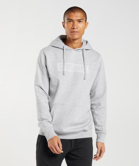 Gymshark Block Hoodie Herren Hellgrau | AT-89-MTOA