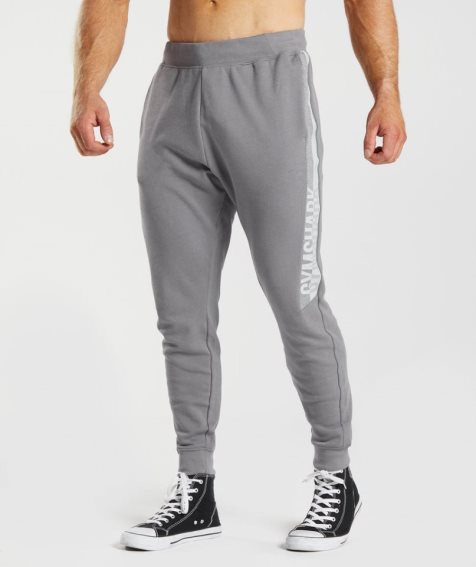 Gymshark Bold React Jogginghose Herren Grau | AT-54-HEFM