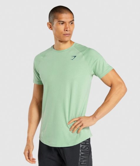 Gymshark Bold T-shirts Herren Grün | AT-71-FRCL