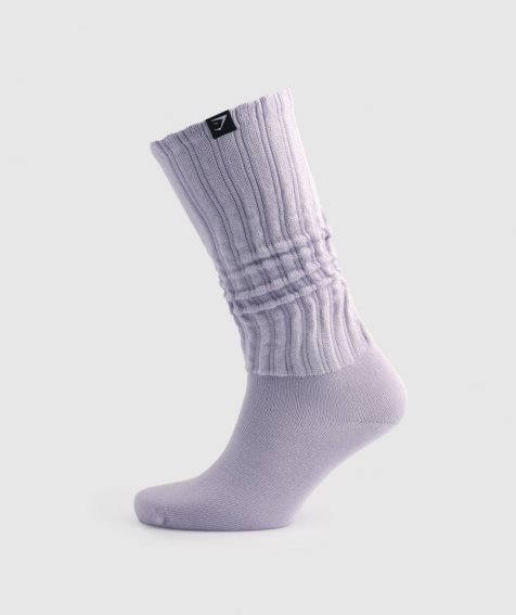 Gymshark Comfy Rest Day Socken Helllila | AT-64-ZCYH