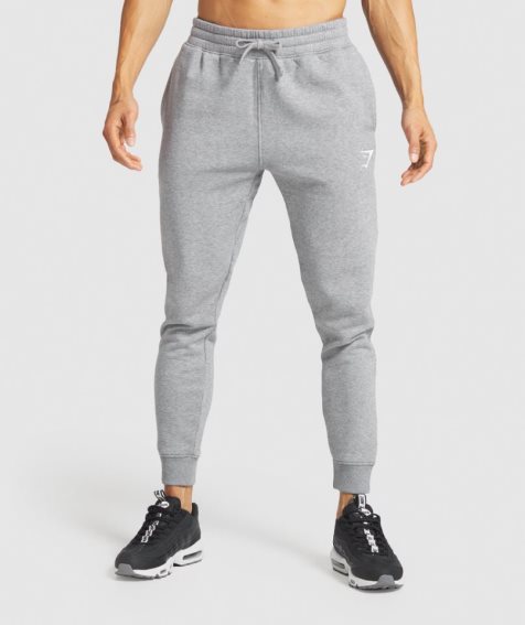 Gymshark Crest Jogginghose Herren Grau | AT-79-GTRL