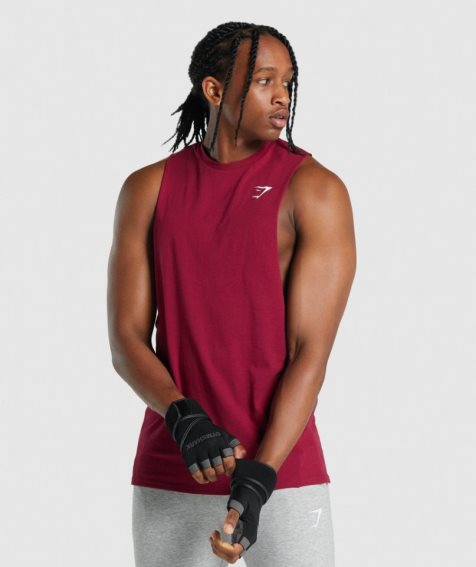 Gymshark Critical 2.0 Drop Arm Muskelshirt Herren Fuchsie | AT-09-AJDM