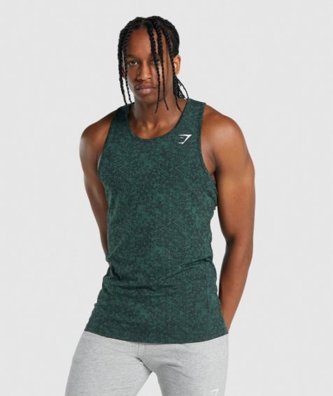 Gymshark Critical 2.0 Muskelshirt Herren Dunkelgrün | AT-78-FUHS