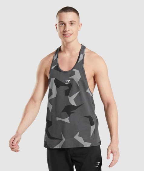 Gymshark Critical Stringer Muskelshirt Herren Camouflage | AT-06-XDIA