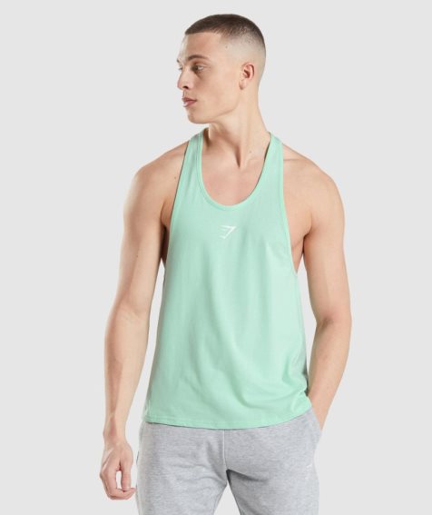 Gymshark Critical Stringer Muskelshirt Herren Mintfarben | AT-65-KAXP