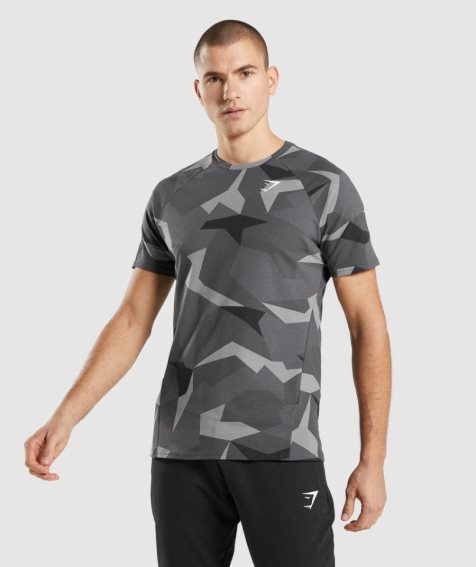 Gymshark Critical T-shirts Herren Camouflage | AT-53-YGHL