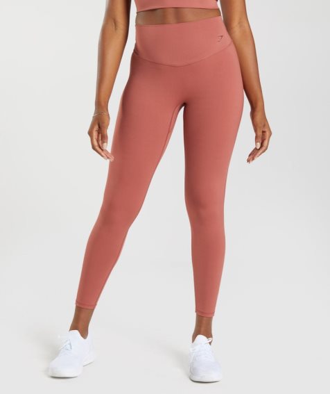 Gymshark Elevate Leggings Damen Koralle | AT-59-VXJT