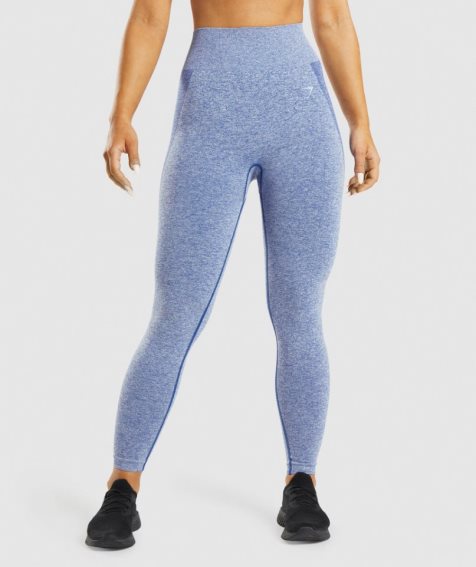 Gymshark Flex High Waisted Leggings Damen Blau | AT-32-OQLB