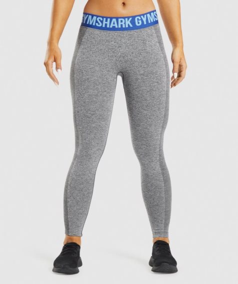 Gymshark Flex Low Rise Leggings Damen Grau | AT-61-SRFI