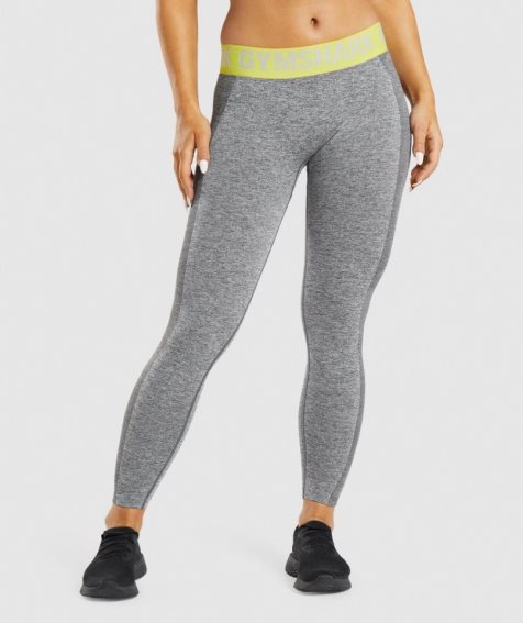 Gymshark Flex Low Rise Leggings Damen Grau | AT-92-JSWM