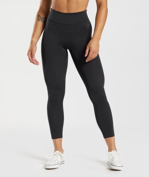 Gymshark GS Power Original Leggings Damen Schwarz | AT-04-WIDN