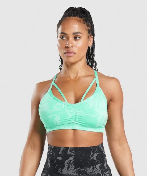 Gymshark GS Power Sport Bh Damen Helltürkis | AT-67-QNJW