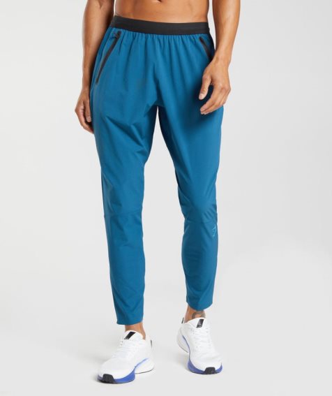 Gymshark Hybrid Woven Jogginghose Herren Blau | AT-08-MDRH