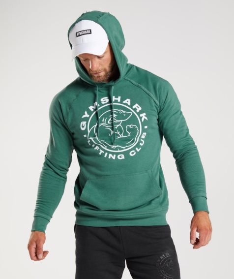 Gymshark Legacy Hoodie Herren Grün | AT-39-SBUT