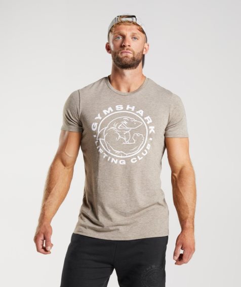 Gymshark Legacy T-shirts Herren Grau | AT-13-ZJWA