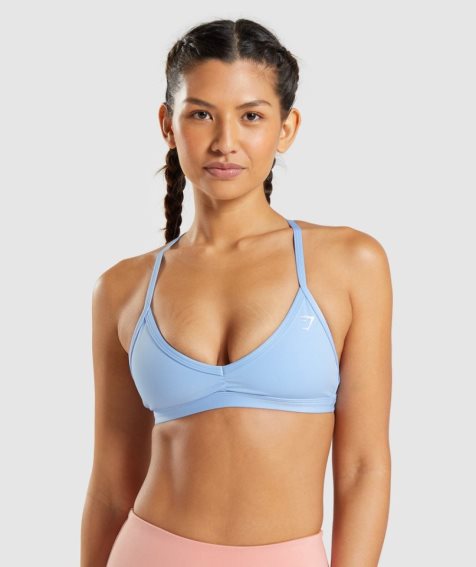 Gymshark Minimal Sport Bh Damen Blau | AT-18-MKIJ