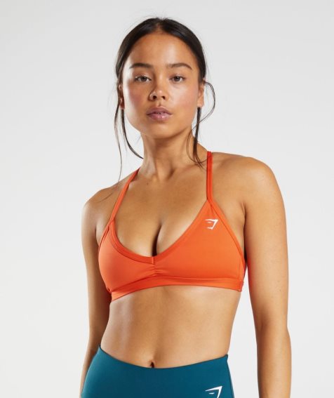 Gymshark Minimal Sport Bh Damen Orange | AT-09-DTKJ