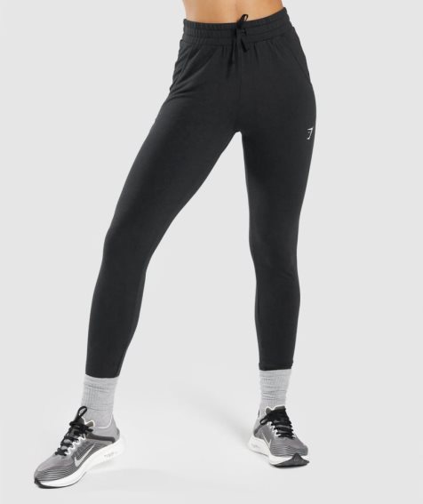 Gymshark Pippa Sport Jogginghose Damen Schwarz | AT-72-QDSA