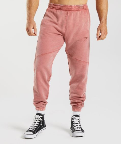 Gymshark Power Washed Jogginghose Herren Rosa | AT-42-NBUL