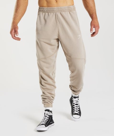 Gymshark Power Washed Jogginghose Herren Beige | AT-60-CXEQ