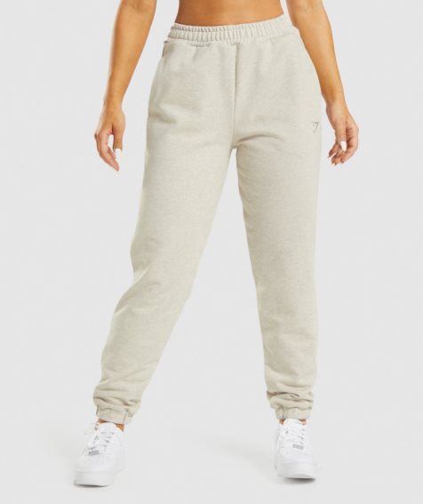 Gymshark Rest Day Sweats Jogginghose Damen Beige | AT-05-ZIFY