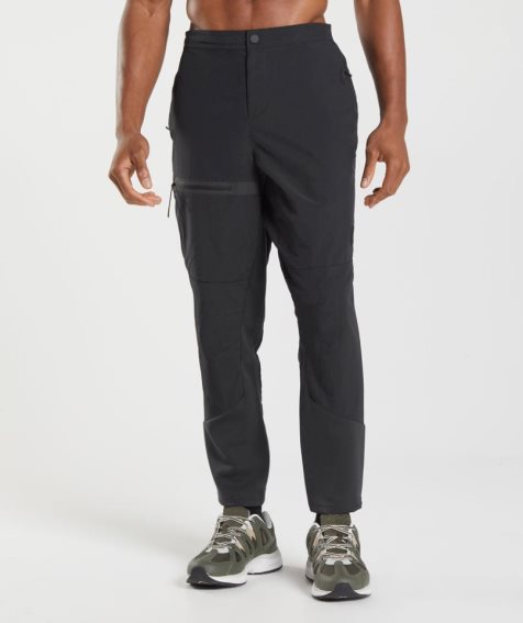 Gymshark Retake Woven Jogginghose Herren Schwarz | AT-75-AHIK