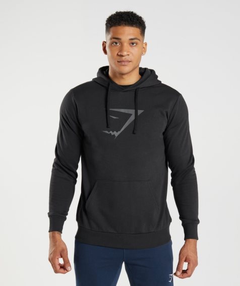 Gymshark Sharkhead Infill Hoodie Herren Schwarz | AT-92-XPKS