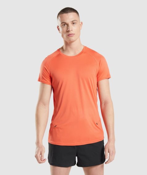 Gymshark Speed Evolve T-shirts Herren Orange | AT-74-NXHE