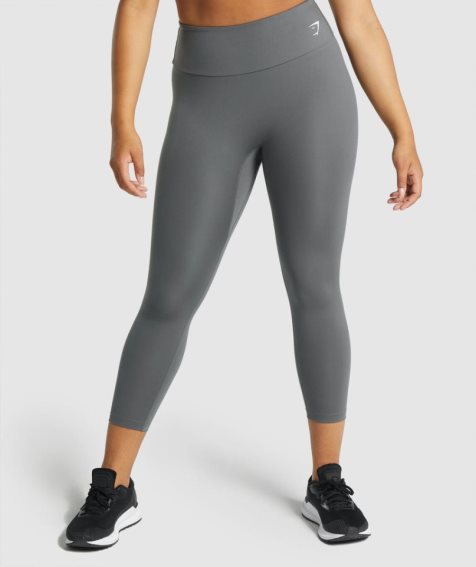 Gymshark Sport 7/8 Leggings Damen Grau | AT-70-PYGB