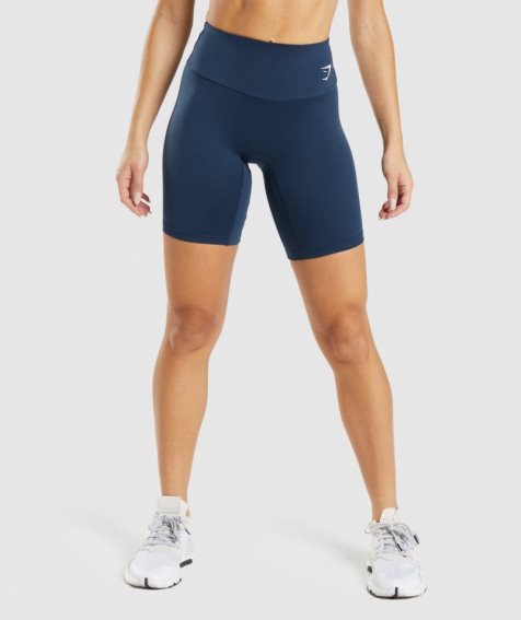 Gymshark Sport Cycling Kurze Hose Damen Navy | AT-13-ZJCD