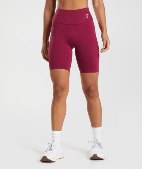 Gymshark Sport Cycling Kurze Hose Damen Fuchsie | AT-48-CVIU