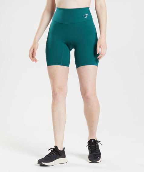 Gymshark Sport Cycling Kurze Hose Damen Türkis | AT-52-KQMH