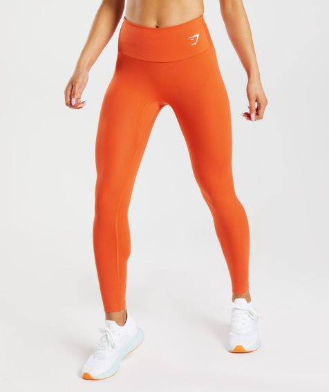 Gymshark Sport Leggings Damen Orange | AT-36-ANMJ