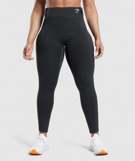 Gymshark Sport Leggings Damen Schwarz | AT-03-HLVS