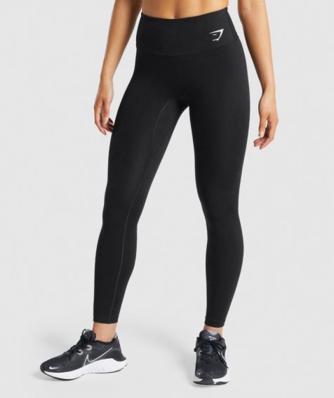 Gymshark Sport Leggings Damen Schwarz | AT-70-PSCV